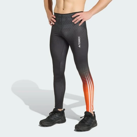 Zdjęcie produktu Legginsy do biegów przełajowych Terrex Xperior Race Adidas pomarańczowy