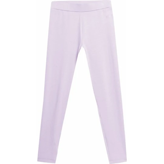 Zdjęcie produktu Legginsy dziewczęce 4FJSS23TTIGF049 4F Fioletowy