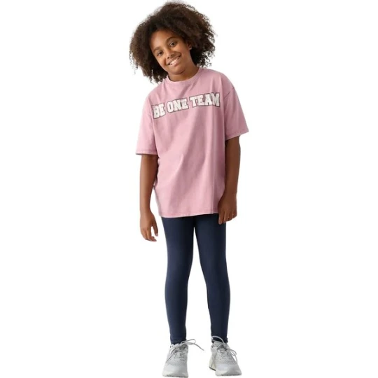 Zdjęcie produktu Legginsy dziewczęce 4FJWMM00TTIGF178 4F Granatowy