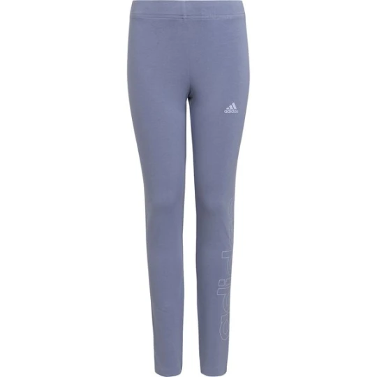 Zdjęcie produktu Legginsy dziewczęce Essentials Linear Logo Tights Adidas Niebieski