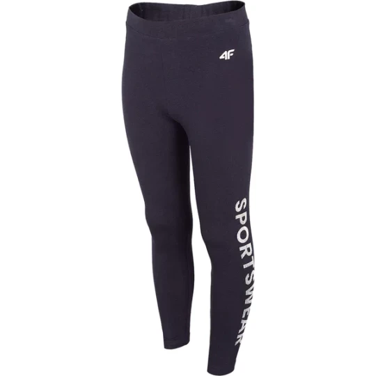 Zdjęcie produktu Legginsy dziewczęce HJL22 JLEG002 4F Granatowy