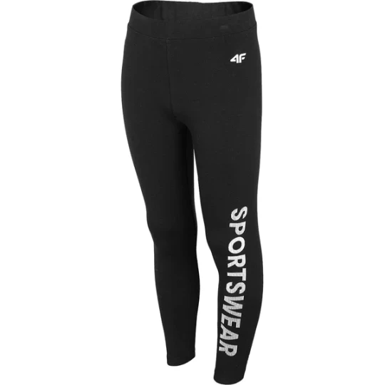 Zdjęcie produktu Legginsy dziewczęce HJL22 JLEG002 4F Czarny