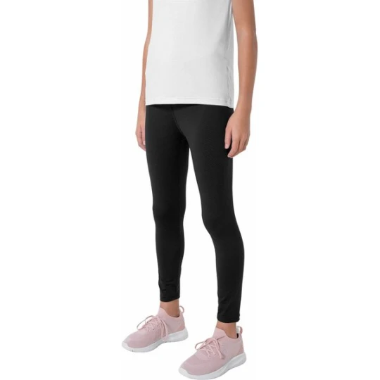 Zdjęcie produktu Legginsy dziewczęce HJZ22 JSPDF002 4F Czarny
