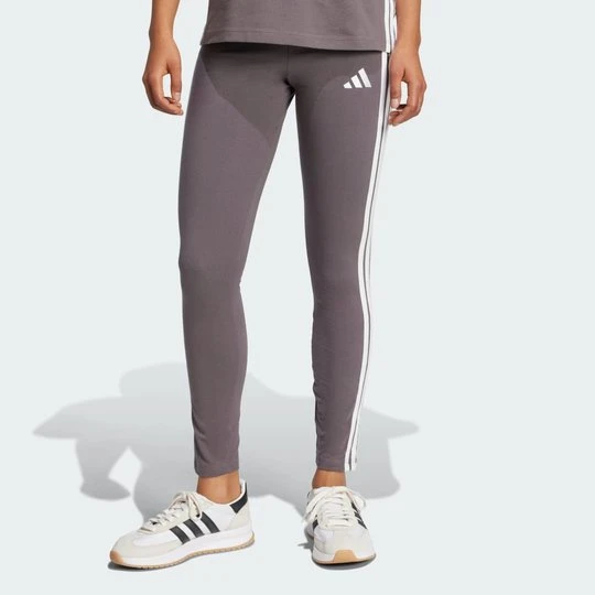 Zdjęcie produktu Legginsy Essentials 3-Stripes Cotton Adidas szary