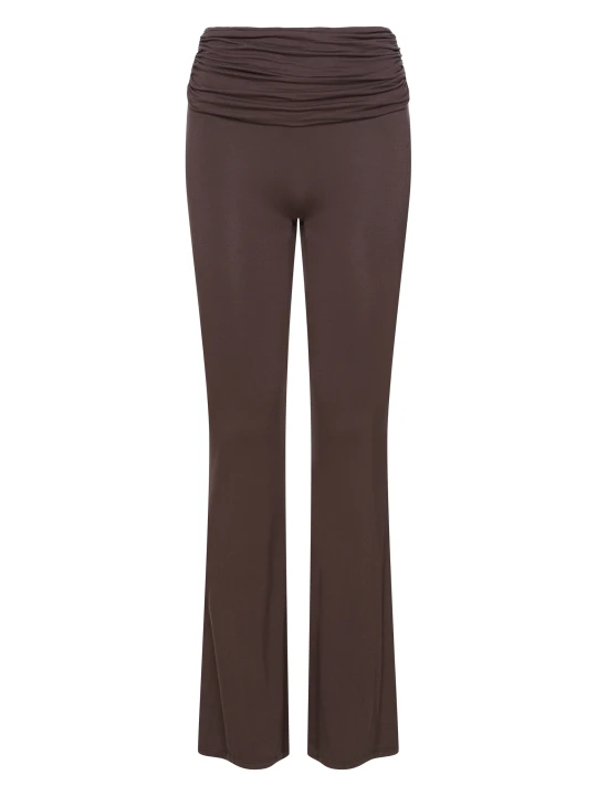 Zdjęcie produktu Legginsy flare STRETCH OUT Esotiq brązowy