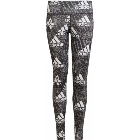 Zdjęcie produktu Legginsy juniorskie Aeroready Designed to Move Brand Love Long Tights Adidas