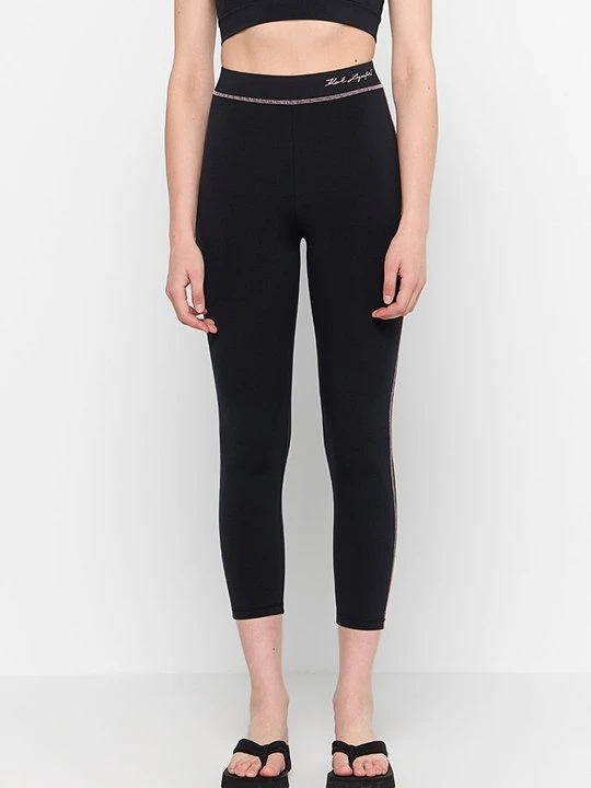 Zdjęcie produktu Spodnie legginsy KARL LAGERFELD czarny