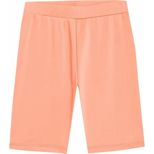 Zdjęcie produktu Legginsy kolarki dziewczęce 4FJSS23TTIGF051 4F Pomarańczowy