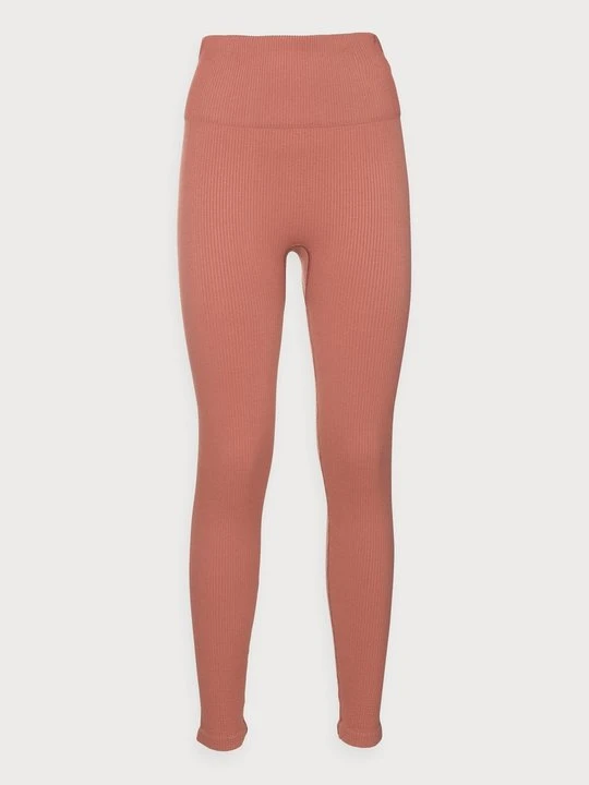 Zdjęcie produktu Spodnie legginsy MbyM pomarańczowy melanż