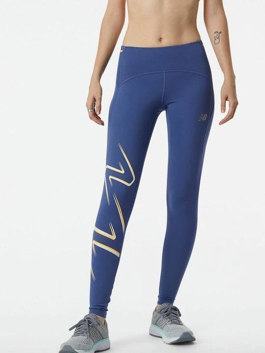 Zdjęcie produktu Legginsy New Balance niebieski melanż