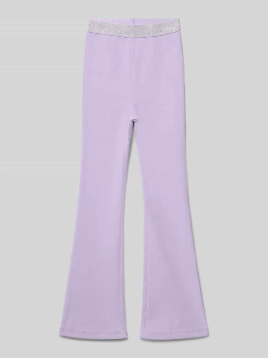 Zdjęcie produktu Legginsy o kroju regular fit z mieszanki bawełny s.Oliver Lawendowy