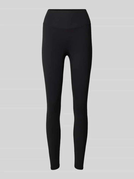 Zdjęcie produktu Legginsy o kroju slim fit z nadrukiem z logo model 'PURELUXE' Fabletics Czarny