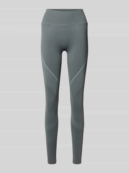Zdjęcie produktu Legginsy o kroju slim fit z nadrukiem z logo model 'Vanish' Under Armour Ciemnoszary