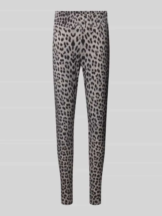 Zdjęcie produktu Legginsy o kroju super skinny fit z szerokim pasem model ‘Rita’ Oh April Średnioszary