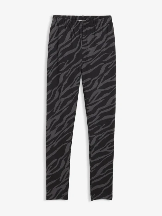 Zdjęcie produktu Legginsy ocieplane BonPrix szary