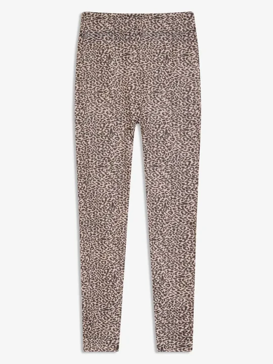 Zdjęcie produktu Legginsy ocieplane BonPrix brązowy
