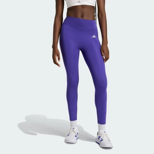 Zdjęcie produktu Legginsy Optimé Essentials No Front Rise Seam 7 / 8 Adidas Pure Purple