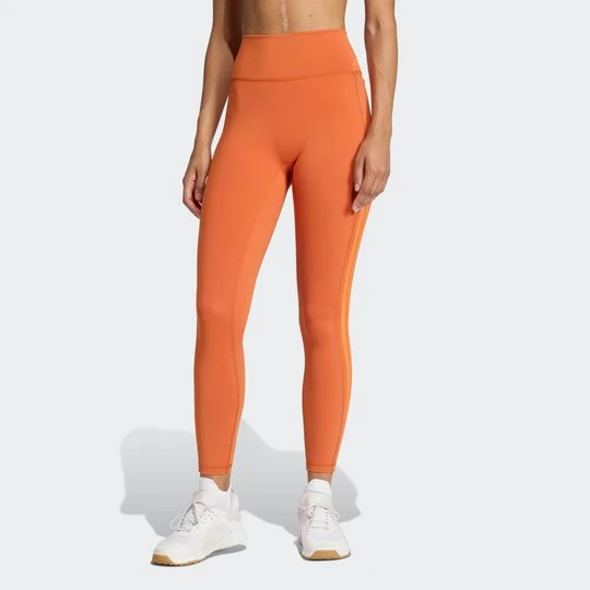 Zdjęcie produktu Legginsy Optime Workout 3-Stripes 7 / 8 Adidas Fox Orange