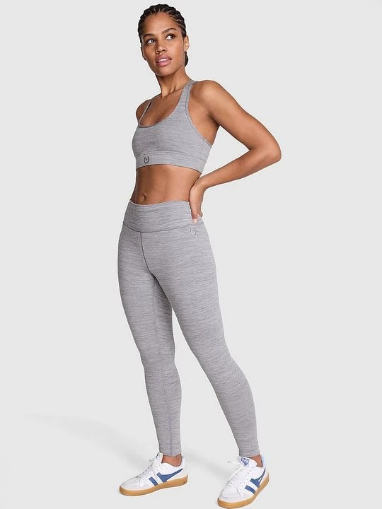 Zdjęcie produktu PINK Legginsy PINK Relay z marszczeniem Victoria's Secret Szary