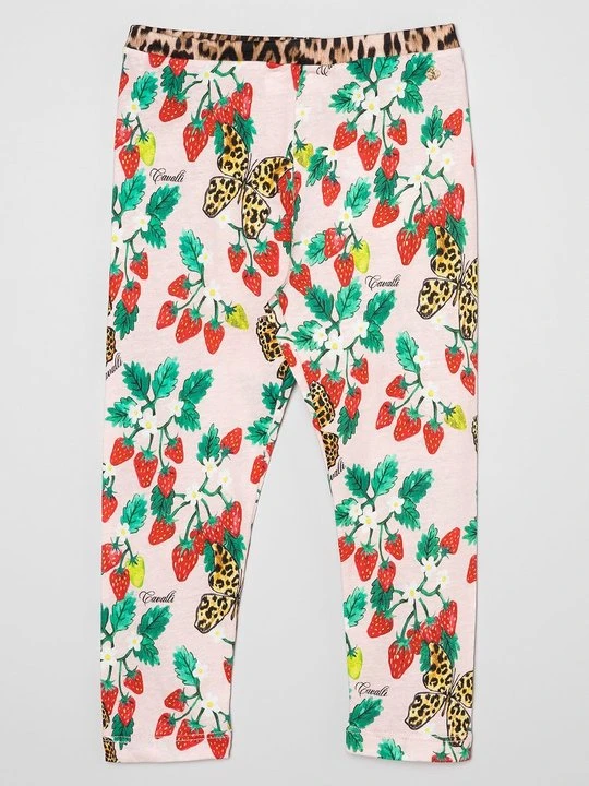 Zdjęcie produktu Legginsy Roberto Cavalli jasnoróżowy