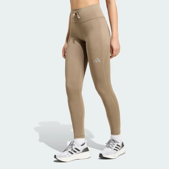 Zdjęcie produktu Legginsy Run Essentials Full Length Adidas Khaki Six