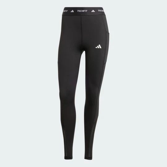 Zdjęcie produktu Legginsy Techfit Stash Pocket Full-Length Adidas czarny