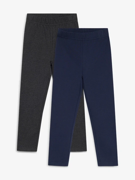 Zdjęcie produktu Legginsy termiczne (2 szt.) BonPrix niebieski