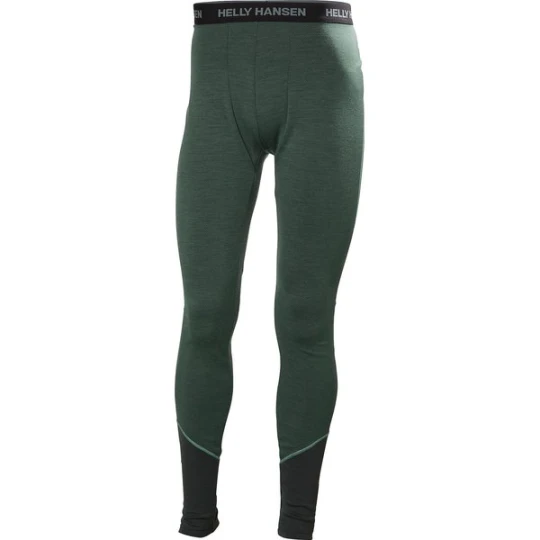 Zdjęcie produktu Legginsy termoaktywne męskie Lifa Merino Helly Hansen Zielony