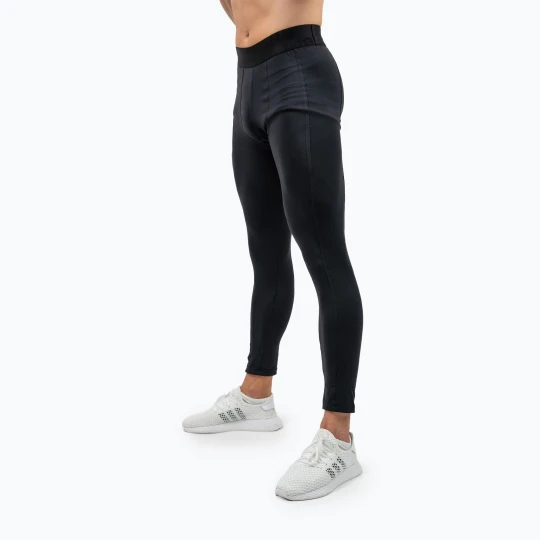 Zdjęcie produktu Legginsy treningowe męskie NEBBIA Recovery black