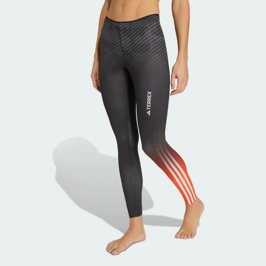 Zdjęcie produktu Legginsy Terrex Xperior Race Adidas pomarańczowy
