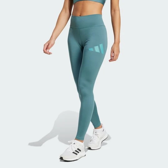 Zdjęcie produktu Legginsy Train Essentials Big Logo Full-Length Adidas Preloved Teal