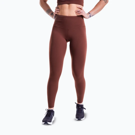 Zdjęcie produktu Legginsy treningowe damskie Built For Athletes Training port Brązowy