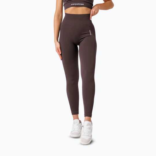 Zdjęcie produktu Legginsy treningowe damskie Carpatree Allure Seamless berry brown
