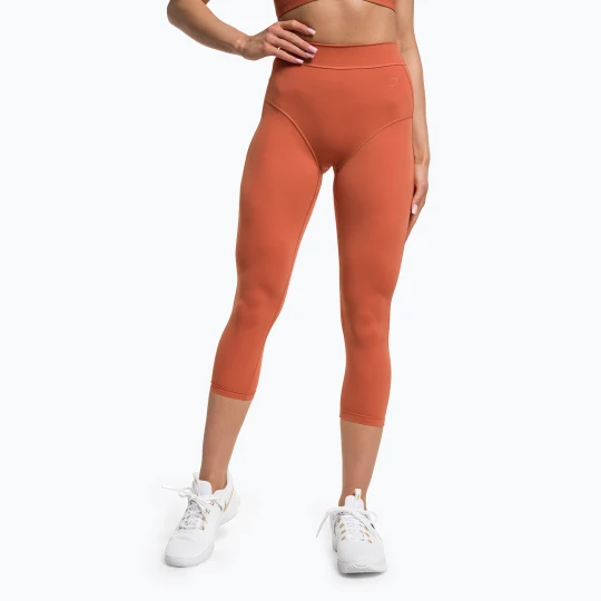 Zdjęcie produktu Legginsy treningowe damskie Gymshark KK Twins earth orange