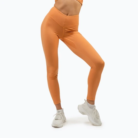 Zdjęcie produktu Legginsy treningowe damskie NEBBIA Elevated orange