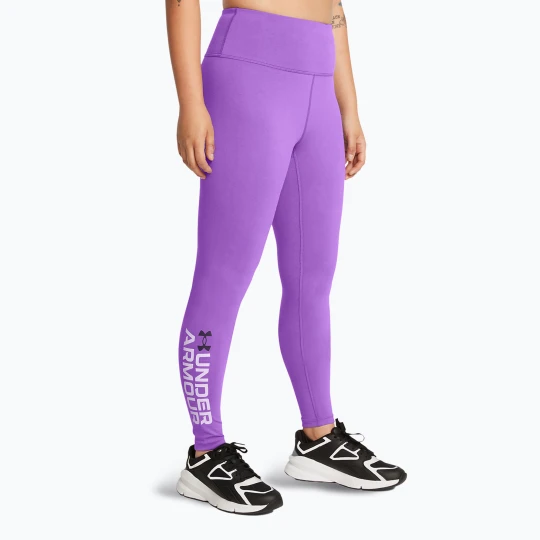 Zdjęcie produktu Legginsy treningowe damskie Under Armour Campus Graphic lavish / salt purple / black Fioletowy