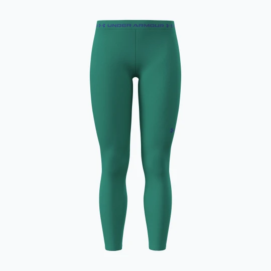 Zdjęcie produktu Legginsy treningowe damskie Under Armour HeatGear Leggings geode green / team royal