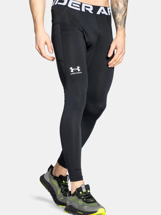 Zdjęcie produktu Legginsy treningowe męskie czarne Under Armour ColdGear Leggings