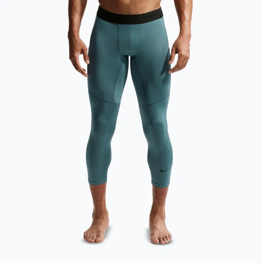 Zdjęcie produktu Legginsy treningowe męskie Nike Pro Dri-Fit 3/4 Tight Fitness mineral slate/black Niebieski