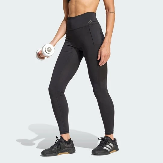 Zdjęcie produktu Legginsy treningowe Optime Workout Full Length Adidas czarny