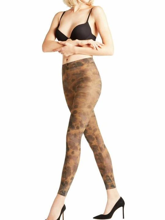 Zdjęcie produktu Legginsy typu pończochy Falke brązowy melanż