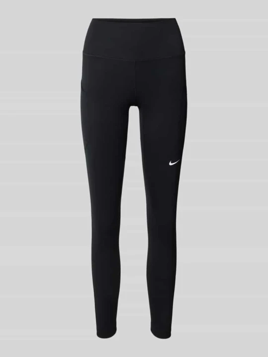 Zdjęcie produktu Legginsy typu slim fit z nadrukiem logo Nike Czarny