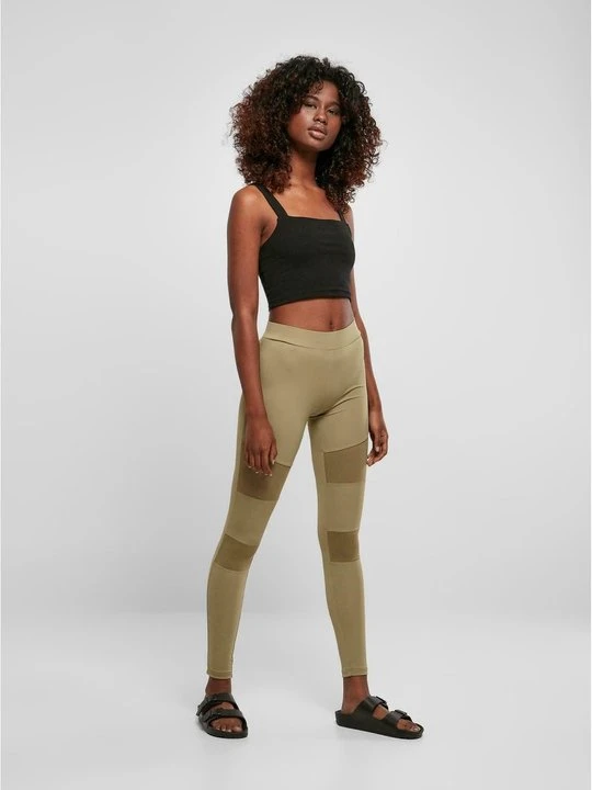 Zdjęcie produktu Spodnie legginsy Urban Classics khaki