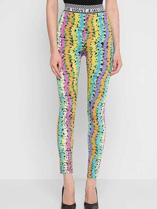 Zdjęcie produktu Spodnie legginsy Versace Jeans Couture