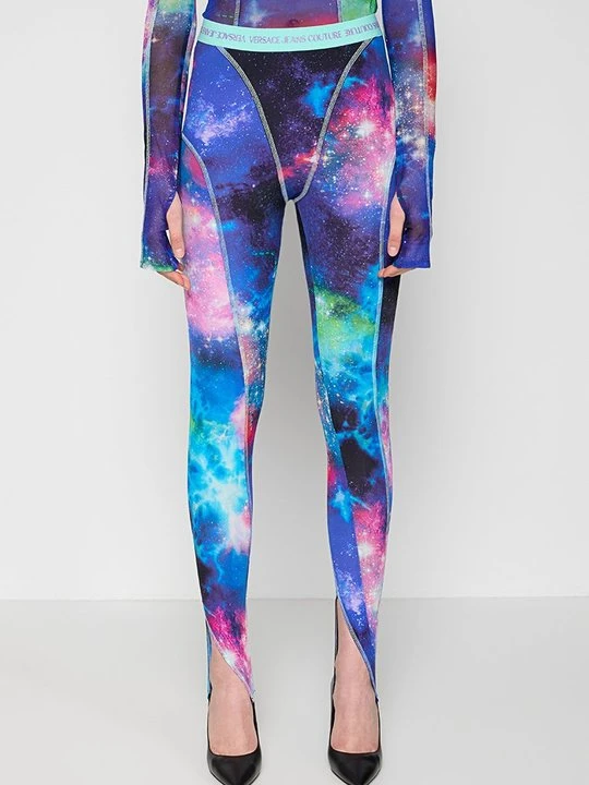 Zdjęcie produktu Spodnie legginsy Versace Jeans Couture