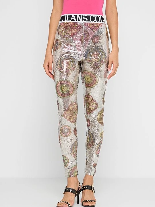 Zdjęcie produktu Spodnie legginsy Versace Jeans Couture