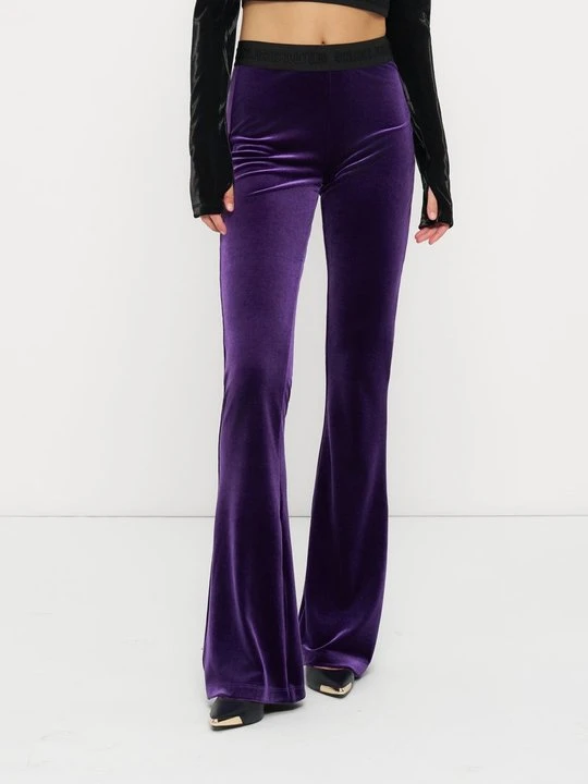 Zdjęcie produktu Legginsy Versace Jeans Couture fioletowy