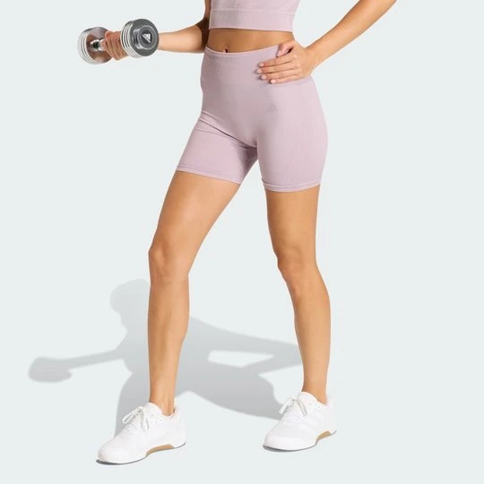 Zdjęcie produktu Legginsy Workout Essentials 4 inch Adidas Preloved Fig