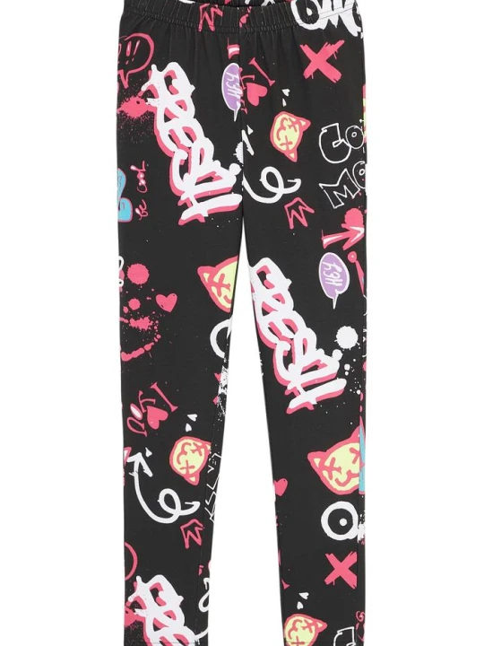 Zdjęcie produktu Legginsy z bawełną organiczną BonPrix czarny