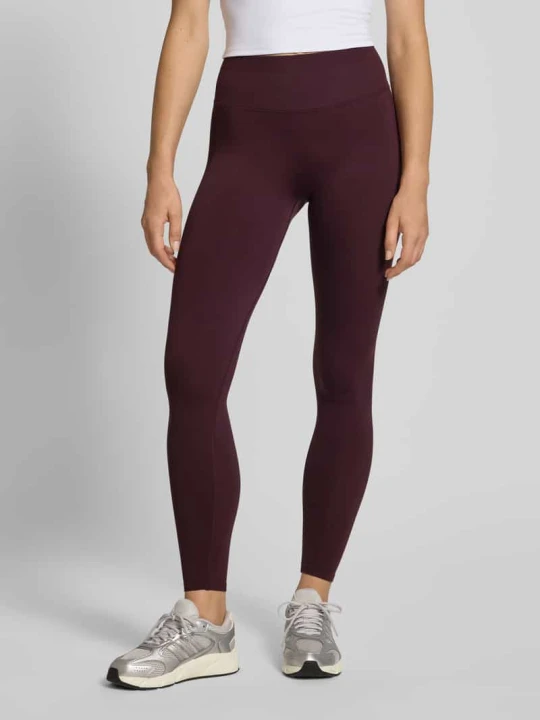Zdjęcie produktu Legginsy z elastycznym pasem Fabletics Bordowy